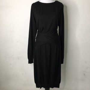 Maison Martin Margiela Black Long Sleeve Dress